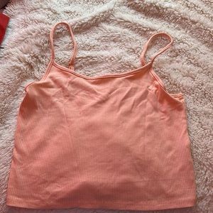 Peach colored tank top
